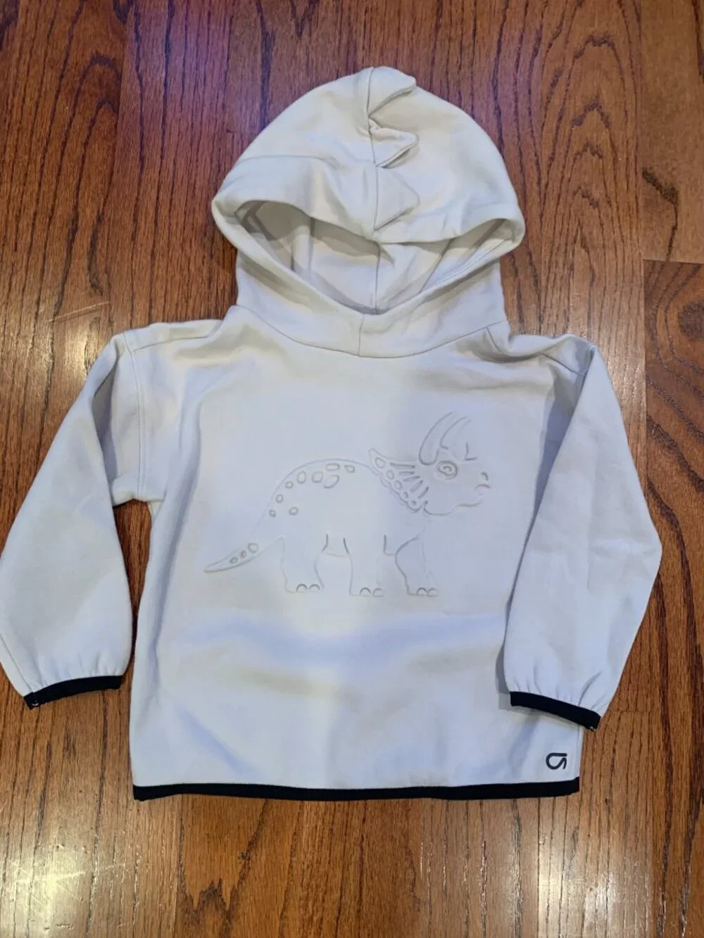 Gap Dinosaur 3D Sweatshirt Sweat Pants Set | Black & Cream | 2T